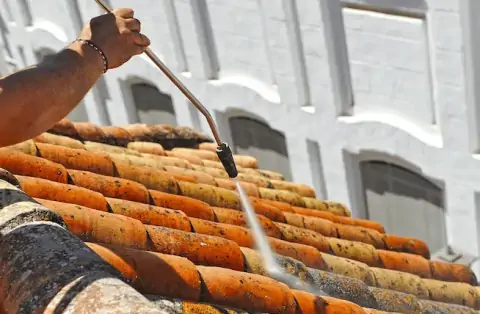 Nettoyage de toitures - Saint-Romain-la-Motte
